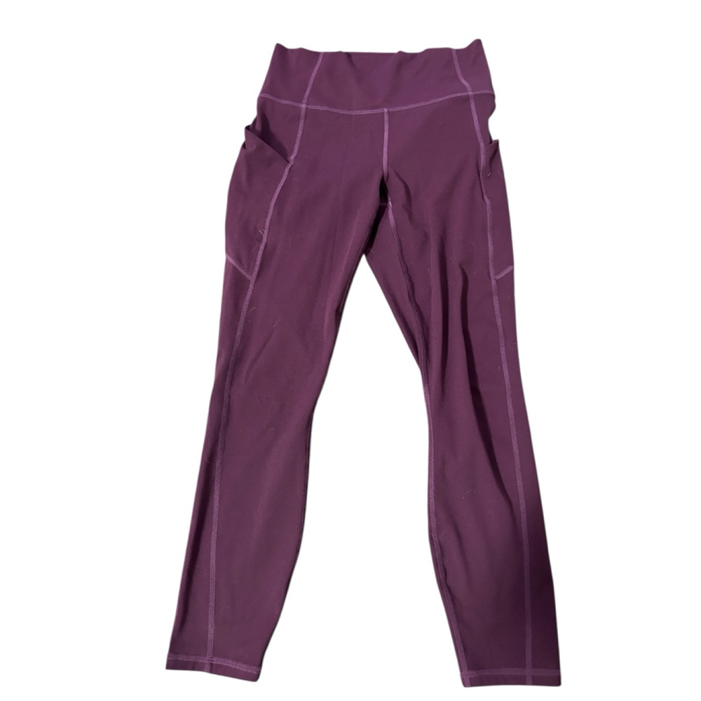 Fabletics Maroon Leggings S - Picture 4 of 6